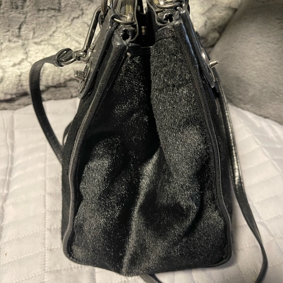 ****Authentic*** Coach Rabbit or Racoon Fur Hand Bag - Picture 5 of 10